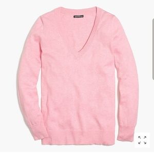 J.Crew cotton v-neck sweater
